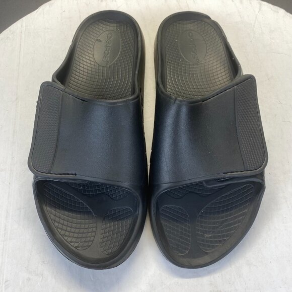 OOFOS OOahh Sport Flex Size M14/W16-47 Black Slide Recovery Sandals Lightweight‎ main image 5